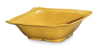 Melamine Bowl, Square, New York Series, 6 Qt., 15" x 5" D