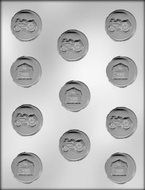 CK Products 1-3/8-Inch Tractor and Barn Chocolate Mold