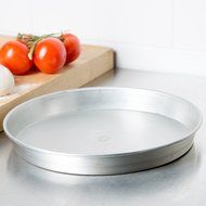 American Metalcraft T901215 12" x 1 1/2" Tin-Plated Steel Pizza Pan N2