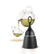 AdHoc Floating Tea Egg, Infuser with Stand, Ready to Use, Stainless Steel / Nylon Red, 13 cm, TE09 N3