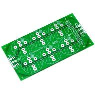 Electronics-Salon 1PCS Capacitor Filter Bare PCB, Support 6pcs D35mm Electrolytic Capacitors.