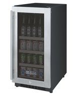 Allavino FlexCount VSBC15-SSLN - 15" Wide Beverage Center - Left Hinge Stainless Steel Door
