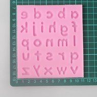 Sher Lowercase Letters Shaped Fondant Cake Chocolate Silicone Mold, Decoration Tools Bakeware N3