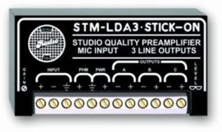 RDL STM-LDA3 Studio Quality Microphone Preamplifier with phantom