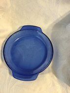 Anchor hocking cobalt blue 9 inch pie plate