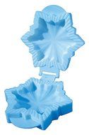 R and M Pocket Sized Snowflake Shaped Mini Pie Maker, Light Blue, 2747