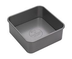 Raymond Blanc Bakeware Square Cake Tin, 8 Inch - Grey N2