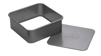 Raymond Blanc Bakeware Square Cake Tin, 8 Inch - Grey N3