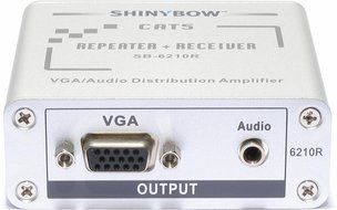 Shinybow VGA/AUDIO Receiver w/Cat5 Loop Out N3