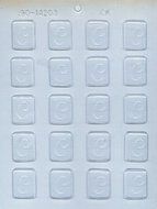 CK Products 1-1/4-Inch C-Initial Mint Chocolate Mold