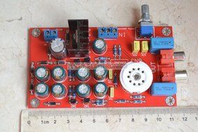 New Tube 6N3 Buffer Audio Preamplifier Pre-AMP Board 10W + AC12V Power Adapter N3