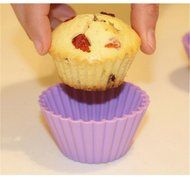 Wispun 5pcs/lot Silicone Muffin Cases Cake Cupcake Liner Baking Mold kitchen unit N7