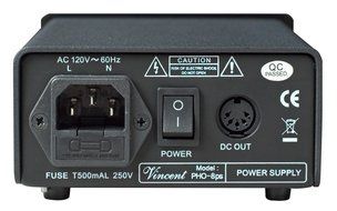 Vincent - PHO-8 - Phono Stage MM/MC - Outboard Power Supply - Silver
