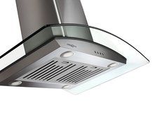 Ancona Tornado III Wall-Mounted Convertible Range Hood, 36-Inch, Stainless Steel