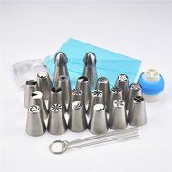 TANGCHU Russian Piping Tips Set Nozzle Cake Decoration Sphere Tips Icing Piping Tulip Cake Coupler Tool cake decorations... N10