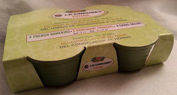 Le Creuset Stoneware French Ramekins 3-1/8", 4-3/4 Ounce, Set of 4
