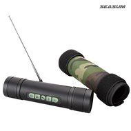 Bicycle bluetooth speakers - wireless speaker with led flashlight and 5200mAh power bank by SEASUM - waterproof... N4