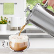 Gracelove 1 Liter Double-Wall Stainless Steel French Coffee Press N2