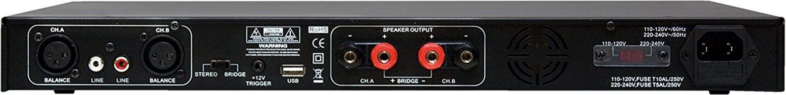 Earthquake Sound XJ1000FR DSP 2-Channel Class "J" Amplifier