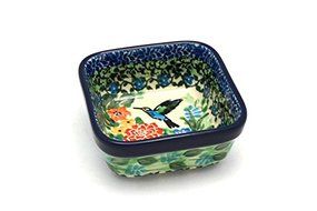 Polish Pottery Ramekin - Square - Unikat Signature - U3271