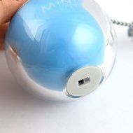 Generic Mini Speaker Built-in Rechargable Lithium Battery Output 3 Watts With Foldable AUX Cable(Blue) N2