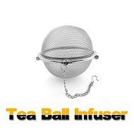 Ecoolbuy Tea Stainless Strainer Locking Tea Spice Mesh Stainless Steel Ball (Dia 5cm) N4