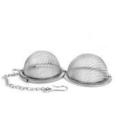 Ecoolbuy Tea Stainless Strainer Locking Tea Spice Mesh Stainless Steel Ball (Dia 5cm) N5