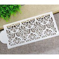 Y&amp;XL&amp;H Damask Cake Stencil Set, Cake Border Stencils Set,Cake Side Design Stencil, N3
