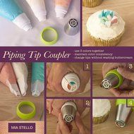 Russian Piping Tips, Bags and Coupler Set, 46 pieces, Cake, Cupcake, Cookies and Pastry Decoration, Latest Designs N13