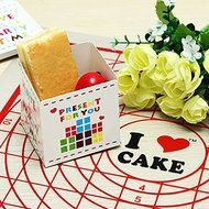100Pcs Christmas Decorations Cups Hokkaido Chiffon Cake Cups N7
