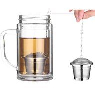 Gosear 2 PCS Stainless Steel Loose Tea Interval Strainer Tea Infuser N4