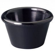Gessner Smooth Ramekin Black 4 oz (Case of 12)