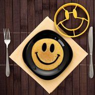 Yosoo Super Cute Smile Design Breakfast Mold Smiley Face Breakfast Mold Smile Egg Mold