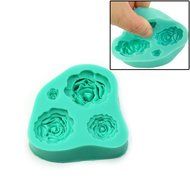 4 Size Delicate Roses Flower Silicone Mould Sugar Craft Cake Decorating Fondant N3