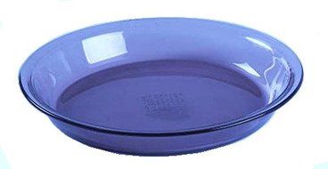 Corning Ware / Pyrex Originals Cobalt Blue Pie Serving Plate ( 9" Dia ) ( 209 )