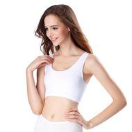 PHOTNO Women Vest Crop Top Bralette Bustier Tank Tops N6