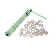 docooler Sugar Paste Extruder Stainless Steel with 21 Tips Sugar Craft Fondant Cake Decorating Tool N2