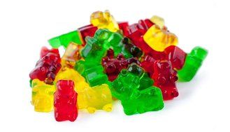 Home Kitty 2 Pack 50 Cavity Silicone Gummy Bear Candy Maker Molds - 2 PCS BONUS Easy Fill Droppers N2