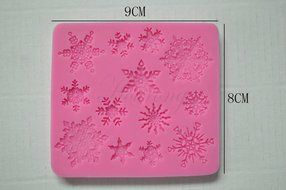 Baking Molds Lace Flower Snowflake Silicone Fondant Cake Mold Soap Chocolate Candy Mould DIY Decor Baking Supplies...