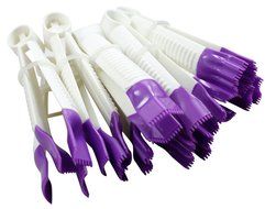 Hestio 10pcs/set Double Sugar Cake Mold Decorating Tools Edge Clip Lace Tweezers