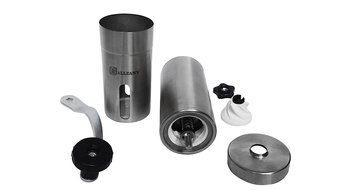 Galleany Manual Ceramic Coffee Grinder - Best Adjustable Conical Ceramic Burr - Hand Coffee Mill Stainless Steel... N3
