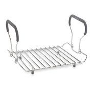 Durable Expandable Roasting Rack w/ Silicone Covered Handles by Real Simple