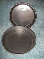 Vintage Bake-king Round 8 X 1 1/2 Inch Tin Cake Baking Pan
