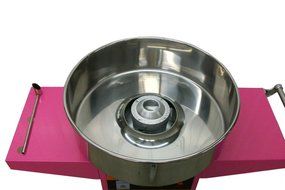 Electric Commercial Cotton Candy Machine / Candy Floss Maker Pink Cart Stand VIVO (CANDY-V002) N3