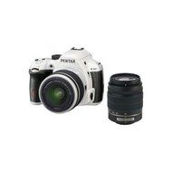 Pentax K50 16MP 2 Lens Kit Bundle White K502LENSWHTBUN