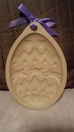 Brown Bag Cookie Art 1988 Shortbread Cookie Mold~Easter Egg