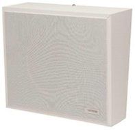 New Valcom Talkback Wall Speaker White Built-In Volume Control Amplifier Easy Install Blend Well