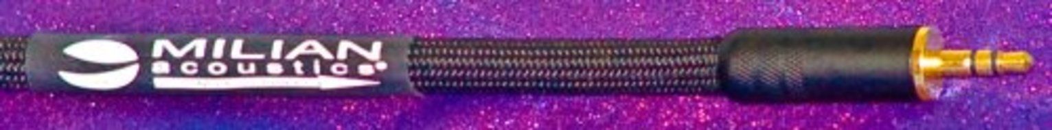 6 Inch 3.5mm Mini Plug Premium Stereo OFC Headphone Amplifier Interconnect Cable