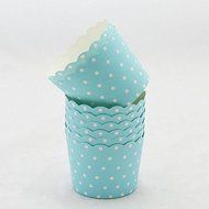 50psc Paper Cake Cup Cupcake Dessert Muffin Cases,pink dot N4