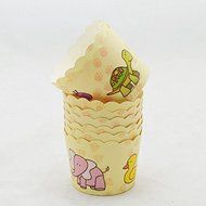 50psc Paper Cake Cup Cupcake Dessert Muffin Cases,pink dot N5